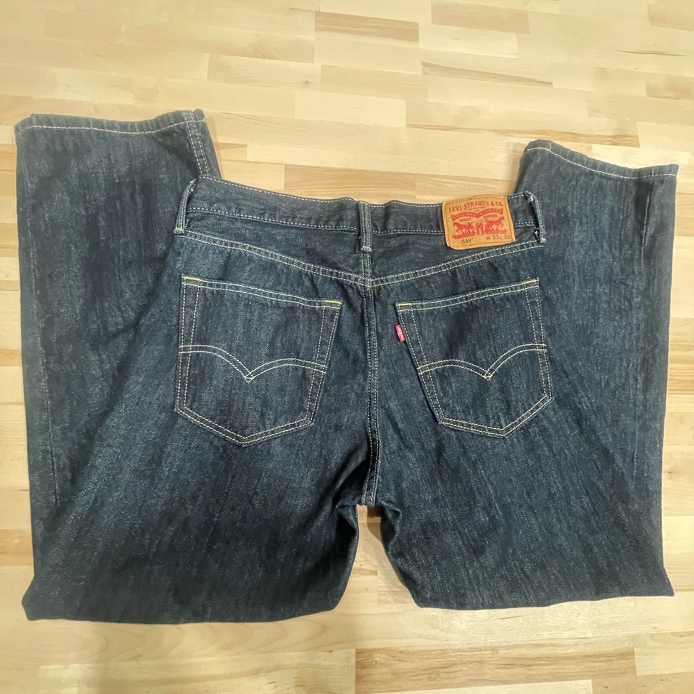 Levi's Dark Blue Denim Jeans